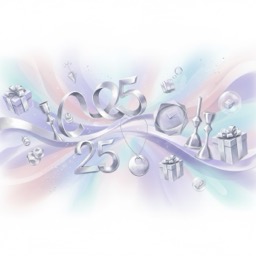 ของขวัญเงินครบรอบ 25 ปี สไตล์โมเดิร์น